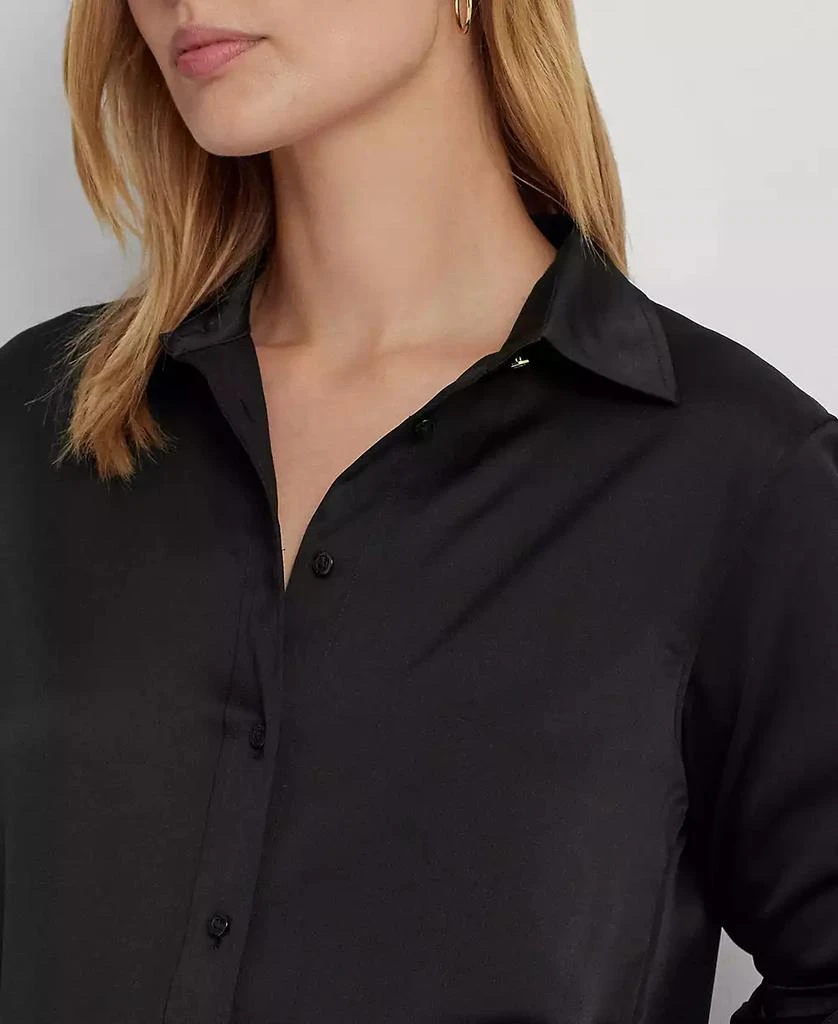 Ralph Lauren Women's Satin Charmeuse Shirt 6
