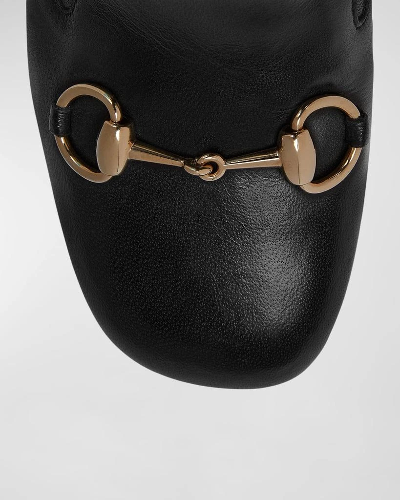 Gucci Lady Leather Bit Loafer Booties 4