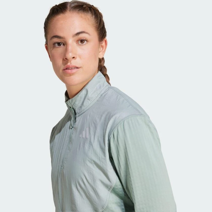 Adidas Women's  Ultimate Hi Vis Reflective 1/2-Zip Top 4