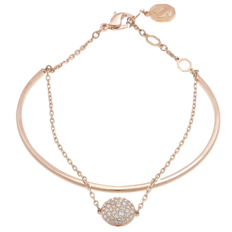 Swarovski Meteora Rose Gold-Tone Bangle Bracelet