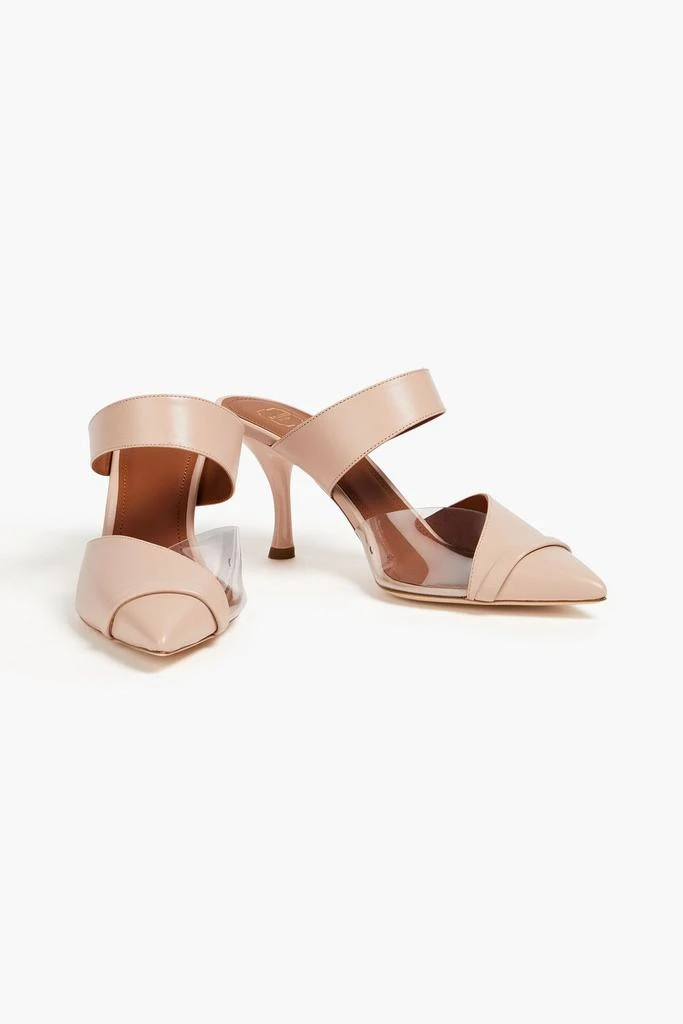 Malone Souliers Halina 70 leather and PVC mules 2