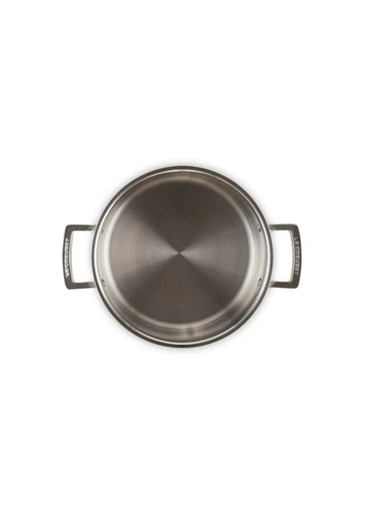 Le Creuset Classic 3-ply stainless steel deep casserole 24cm 6.0l 4