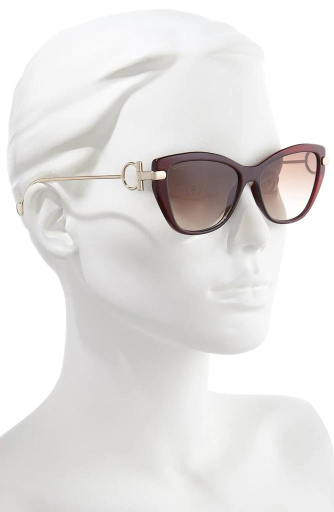 Salvatore Ferragamo Salvatore Ferragamo 55mm Cat Eye Sunglasses 2