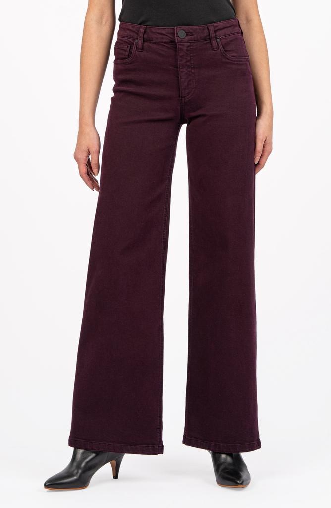 KUT from the Kloth High Waist Wide Leg Jeans