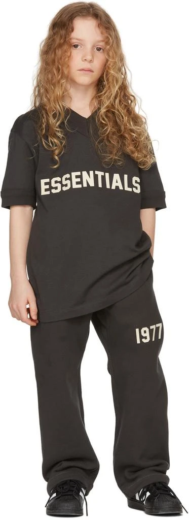 Essentials Kids Black '1977' Relaxed Lounge Pants 1