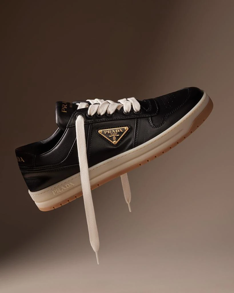 Prada Leather Low-Top Sneakers 2