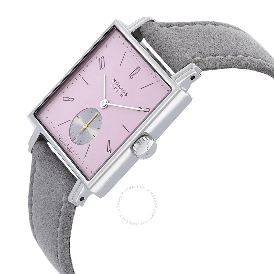 Nomos Glashutte Tetra 29.5mm Automatic Pink Dial Ladies Watch 476