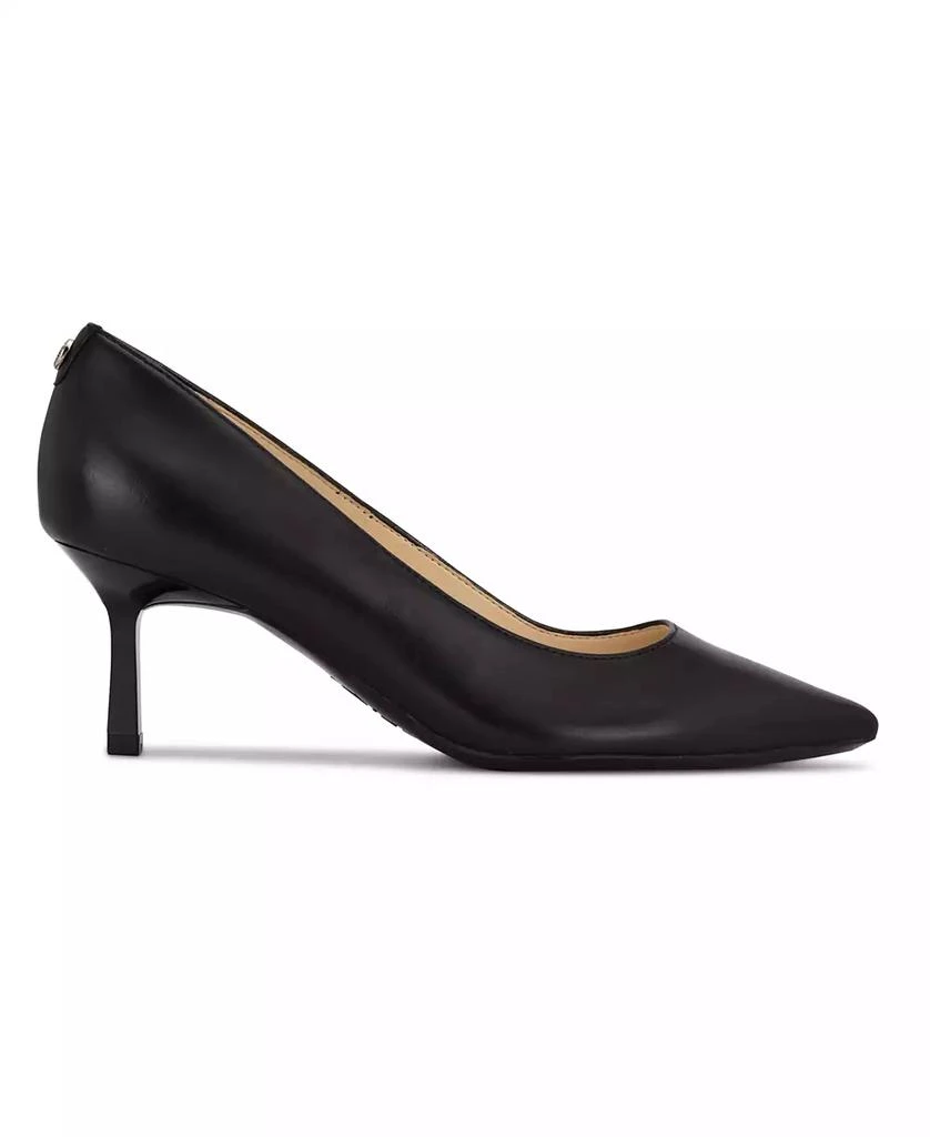 Nine West Women's Kuna 9X9 Kitten Heel Pointy Toe Dress Pumps 2
