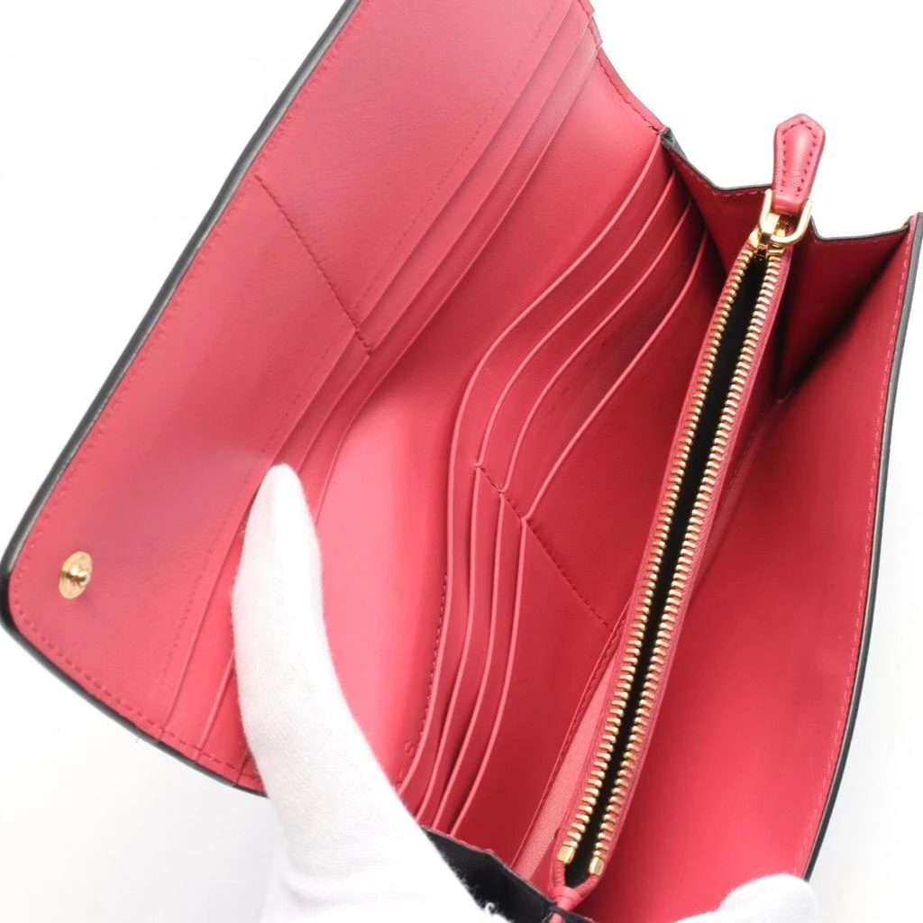 Prada pink Leather Long Wallet (Bi-Fold) (Pre-Owned) 3
