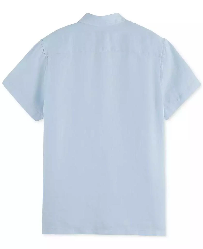 Scotch & Soda Men's Short-Sleeve Linen Shirt 6