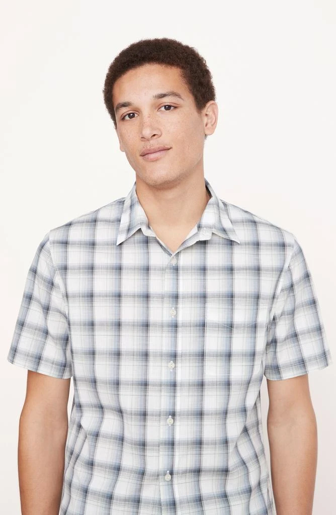 Vince Atwater Plaid Short Sleeve Button-Up Shirt 2