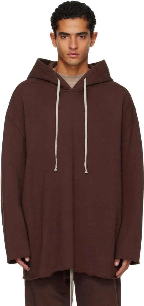 Rick Owens Burgundy Concordians Peter Hoodie 1