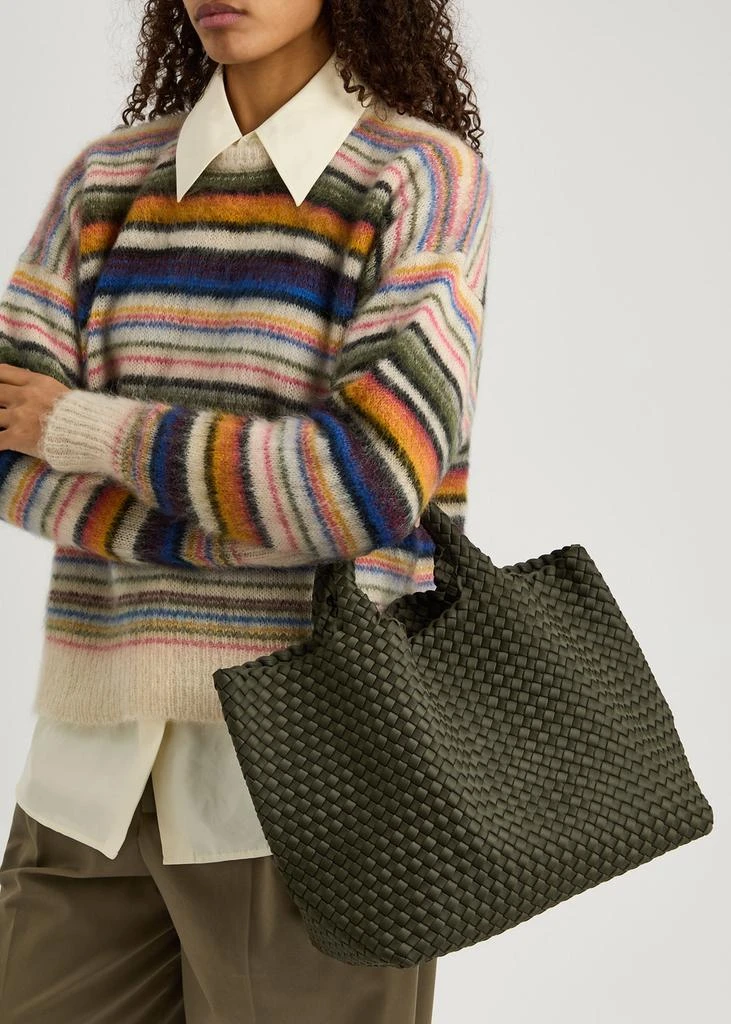 Naghedi St Barths medium woven tote 5