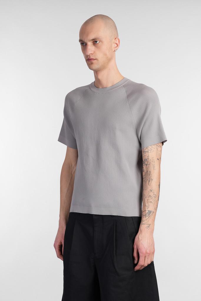 J.L-A.L Aquifer Shortsleeve T-shirt In Grey Polyester