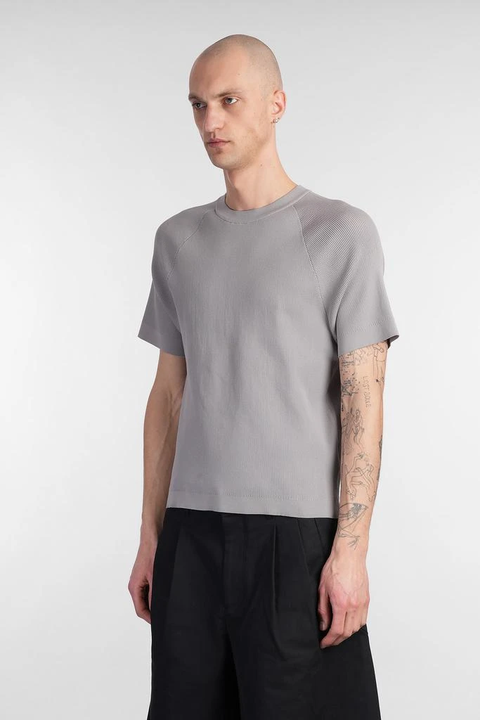 J.L-A.L Aquifer Shortsleeve T-shirt In Grey Polyester 2