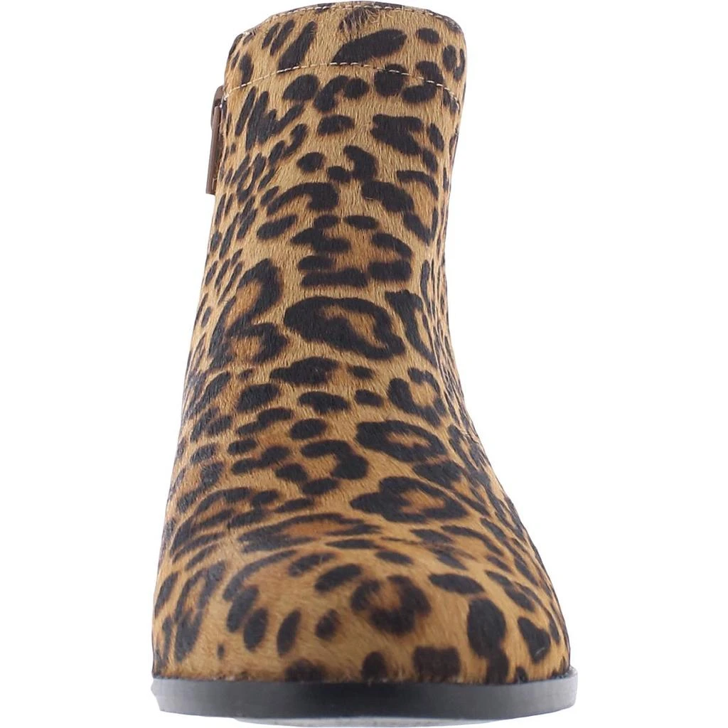 VIONIC Hope Clara Womens Leather Animal Print Ankle Boots 3