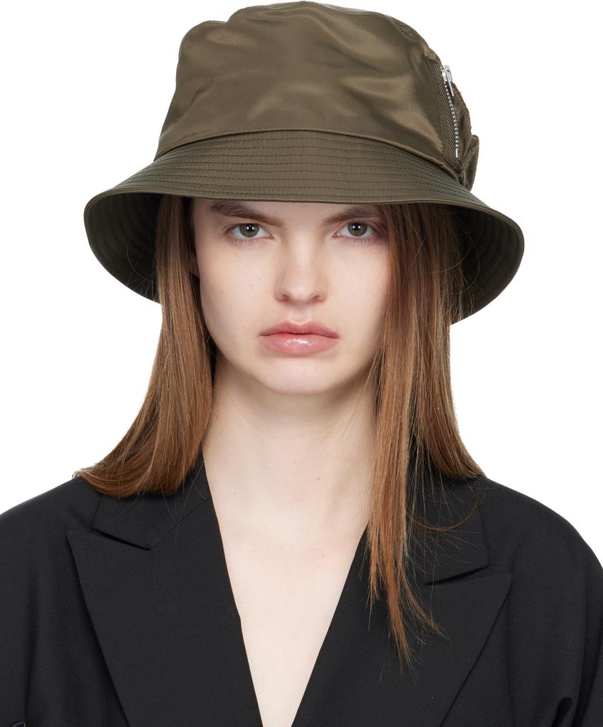 Sacai Black WTAPS Edition Cotton Back Satin Cap - Hats - BeyondStyle