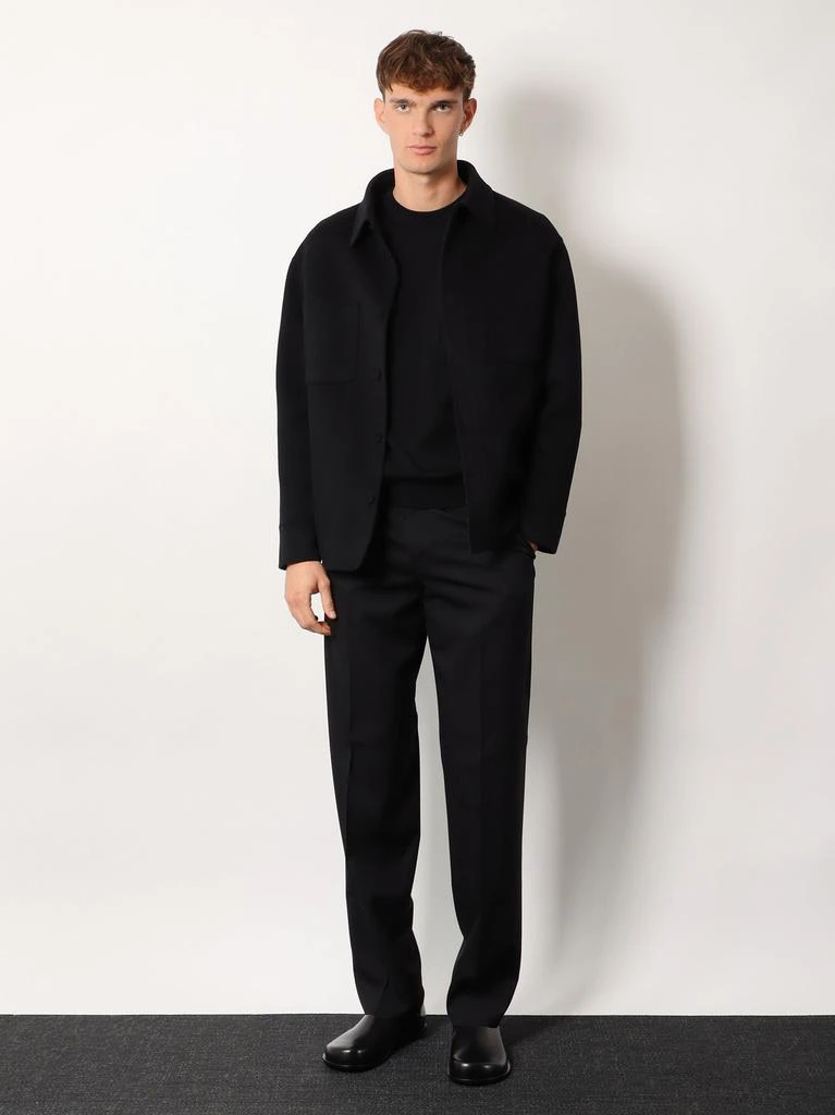 Fendi Wool coat with FF embossed detail 2