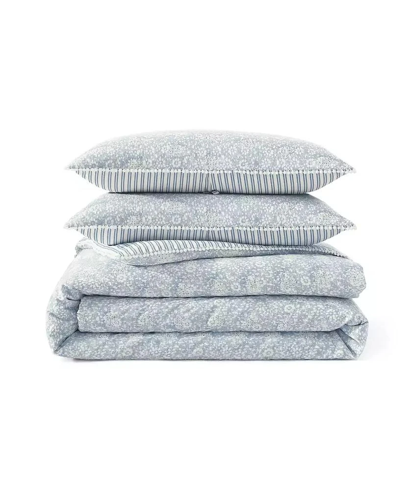 Peri Home Ikat Eyelet 3-Pc. Comforter Set 6