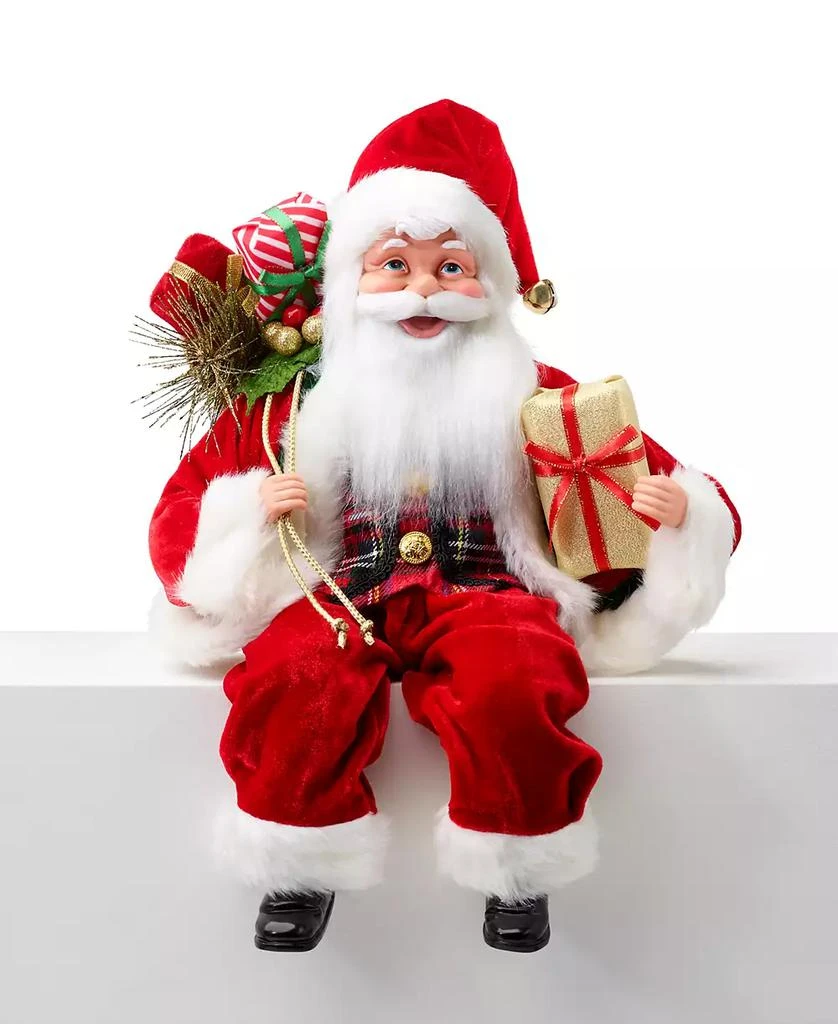 Macy's Fabric Sitting Santa in Red Outfit, Exclusively at Macy’s 3