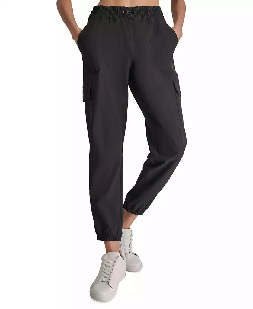 Shop Women's Drawcord-Waist Cargo Jogger Pants on Sale at