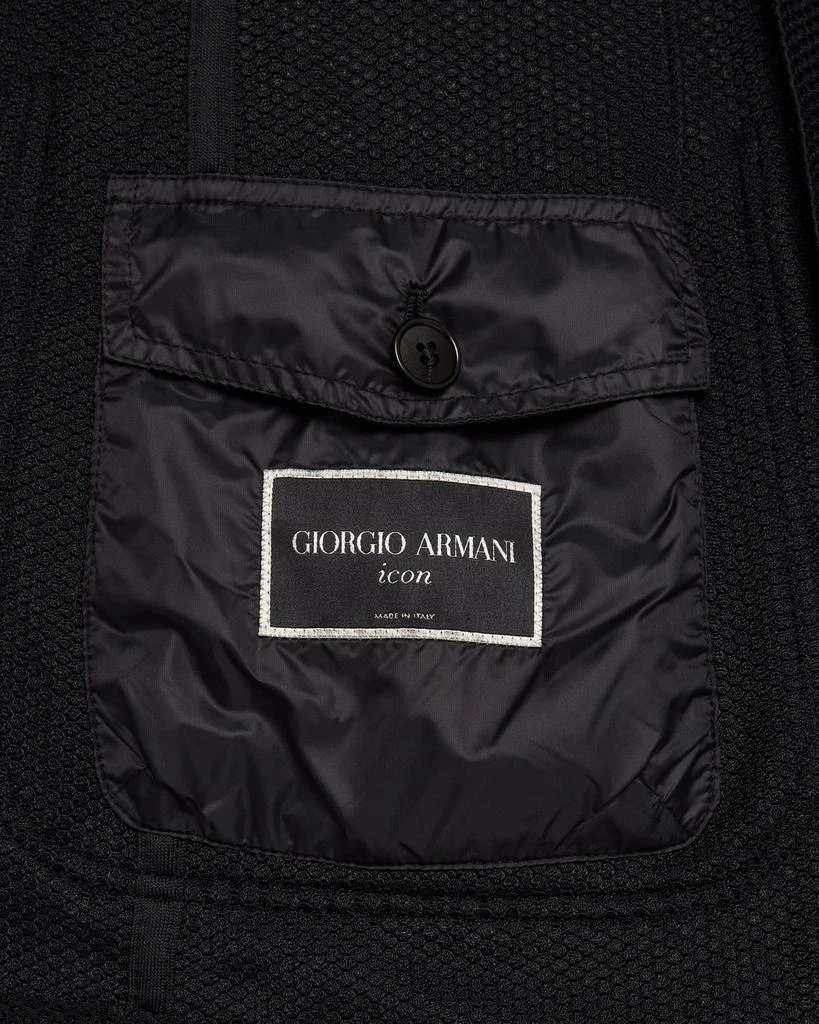 Giorgio Armani Men's Rice Stitch Sport Coat 4