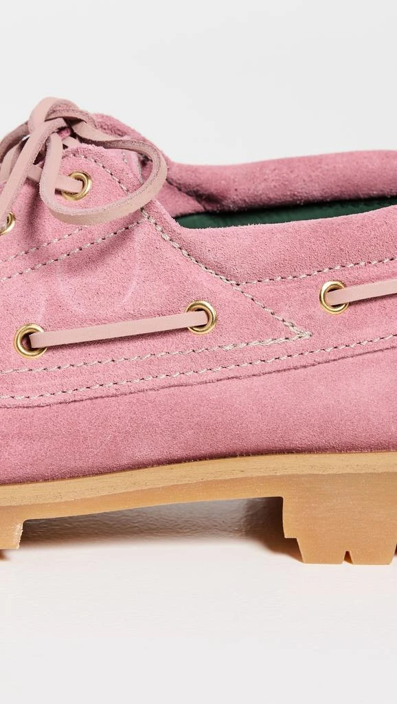 Vinnys Lug Sole Suede Boat Shoes 4
