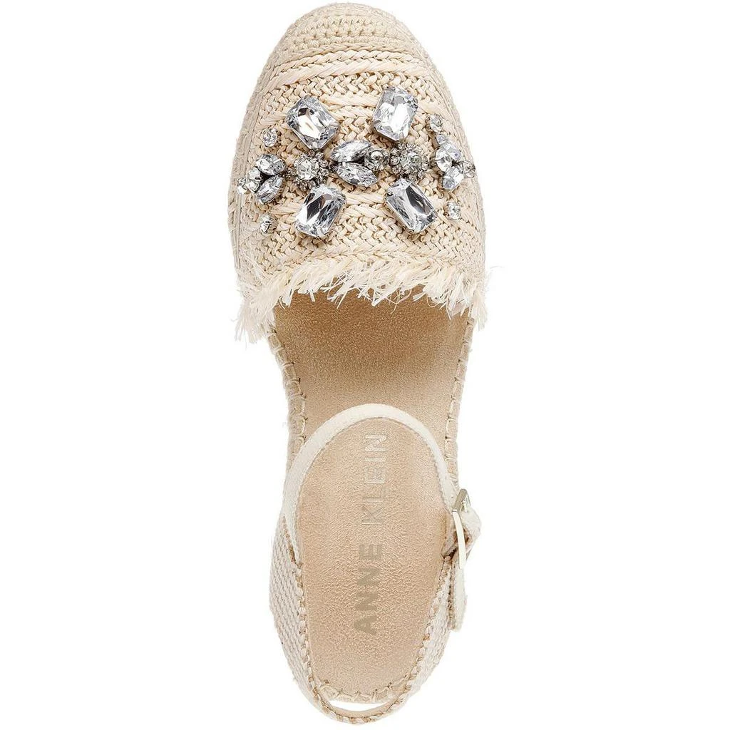 Anne Klein Liberty Womens Embellished Wedge Espadrille Heels 3