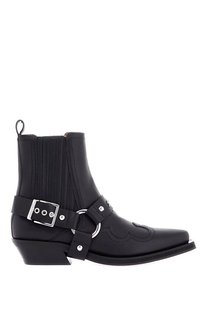 Ganni Ganni Faux Leather Ankle Boots IT-38 - Boots - BeyondStyle