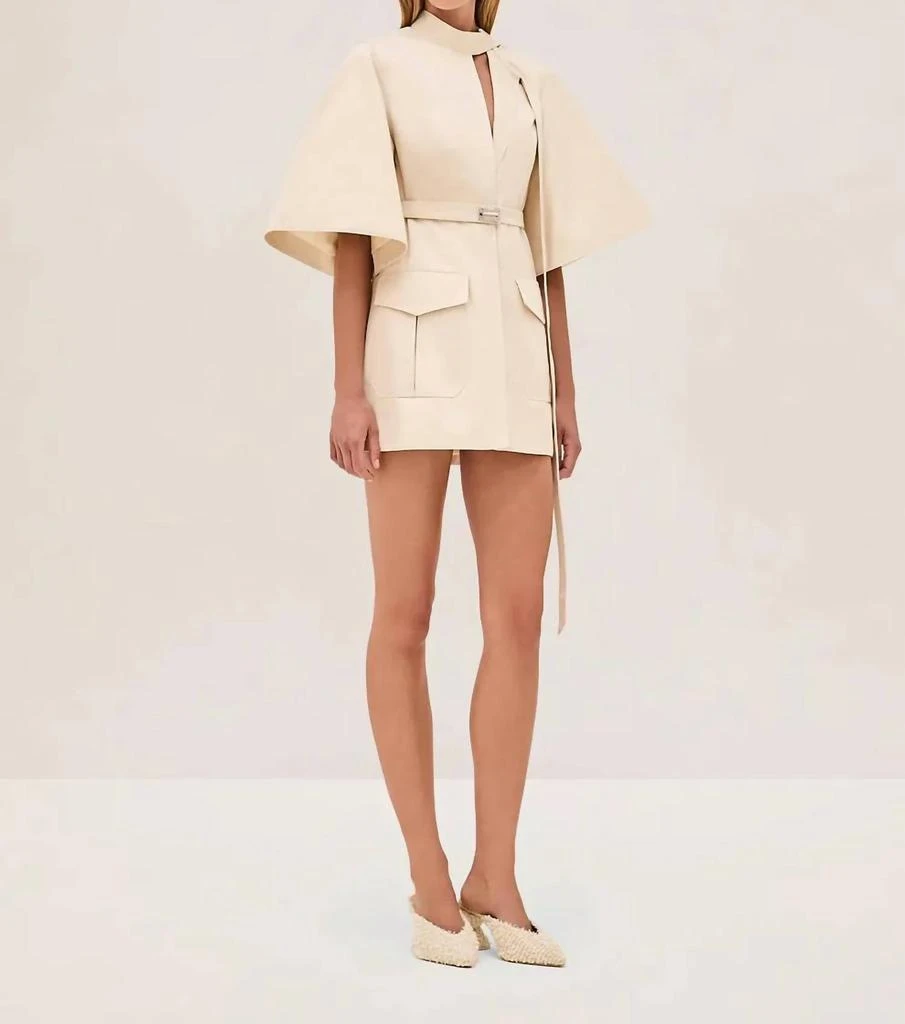 alexis beige dress Alexis Midi Dress ~ Champagne Luxe Satin – Show Me Your Mumu main image 0
