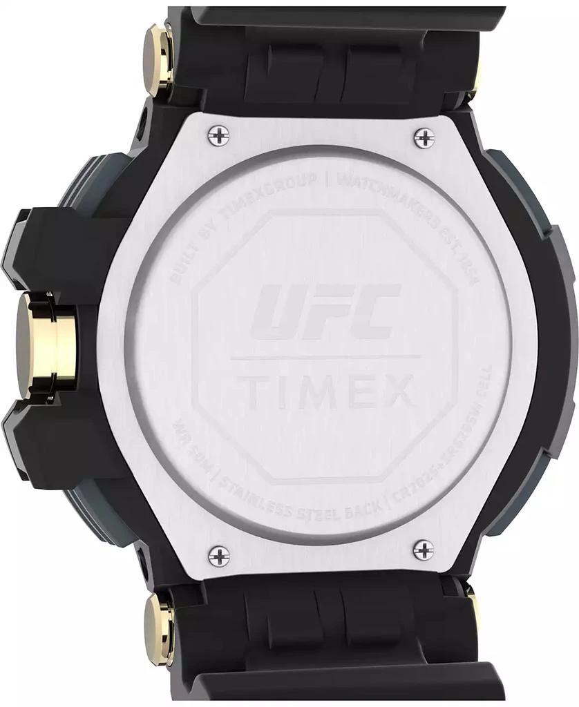 Timex UFC Men's Combat Analog-Digital Black Resin Watch, 53mm 5