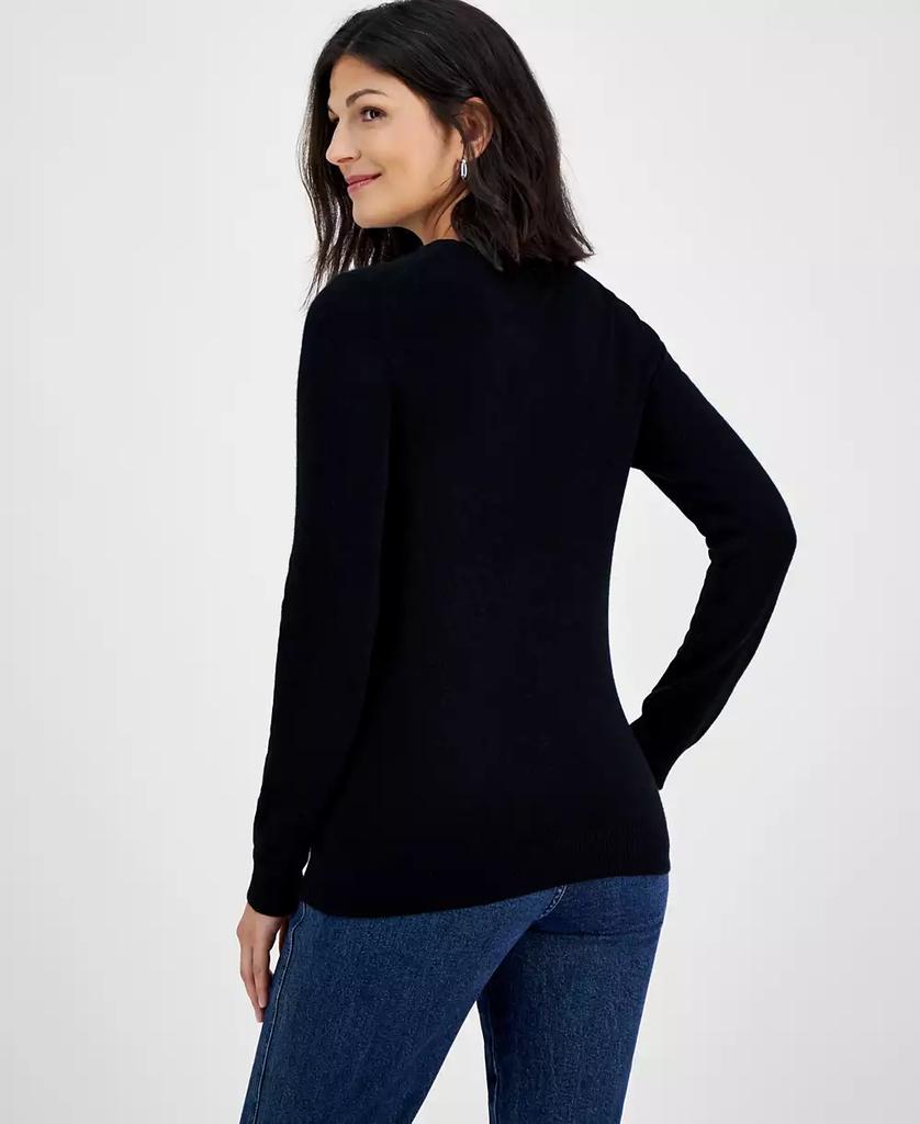 Charter Club 100% Cashmere Women's Long-Sleeve Crewneck Sweater, Created for Macy's