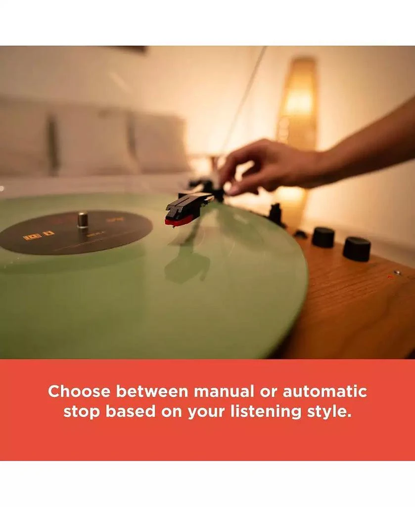 RadioShack Retro Classic Turntable - 3-Speed Vinyl Record Player, Bluetooth Input 
Output, Speakers Included 4001797 5