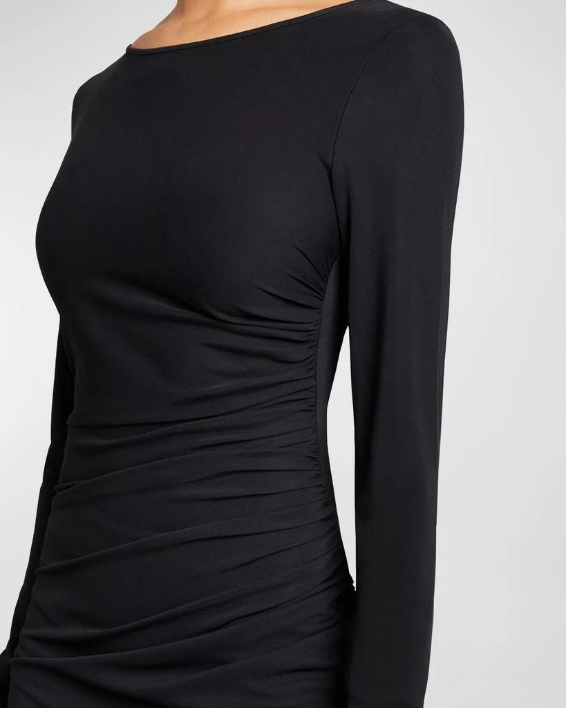 Santorelli Abby Ruched A-Line Jersey Maxi Dress 3