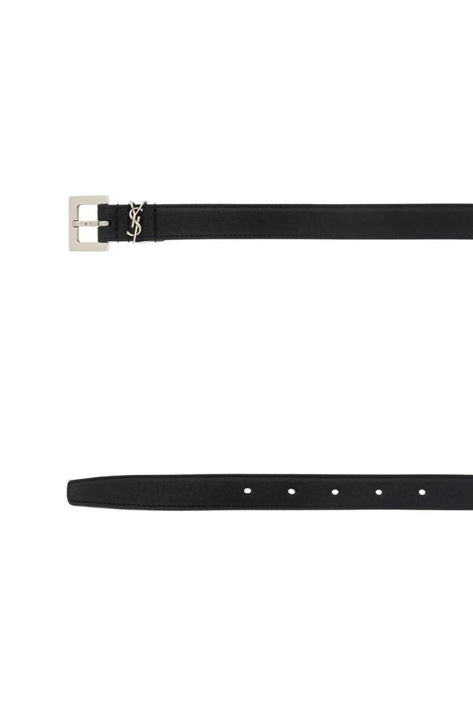 Yves Saint Laurent Saint Laurent Logo Plaque Buckled Belt 3