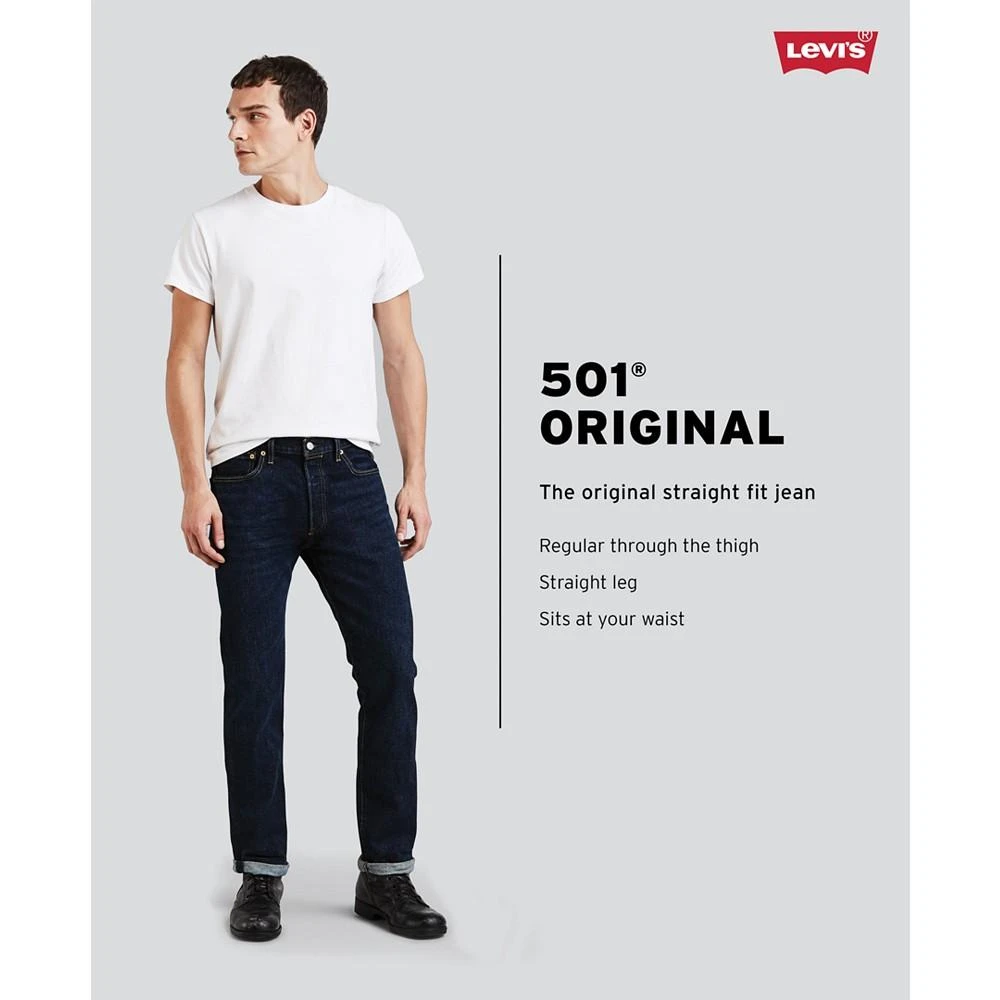 Levi's Men's 501® Originals Premium Straight-Fit Jeans 5