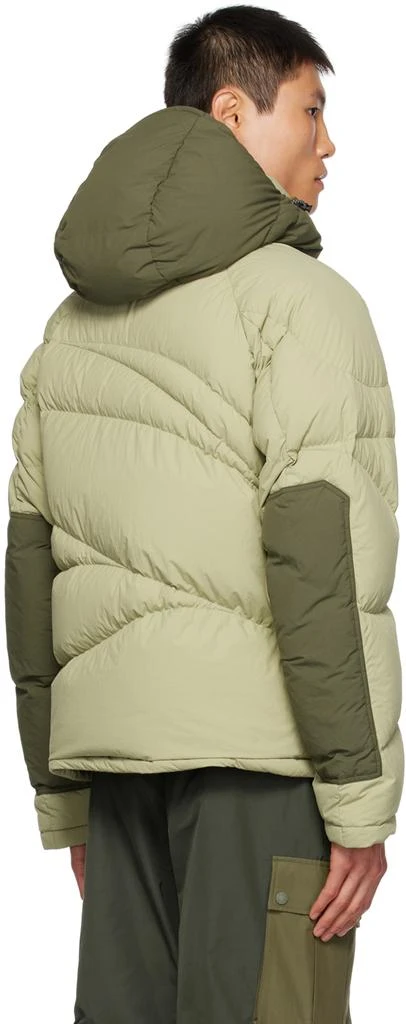 Moncler Moncler x Pharrell Williams Green & Khaki Chestnut Down Jacket 3