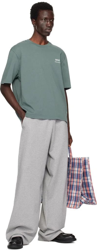 AMI Green 'Ami Alexandre Mattiussi' T-shirt 4