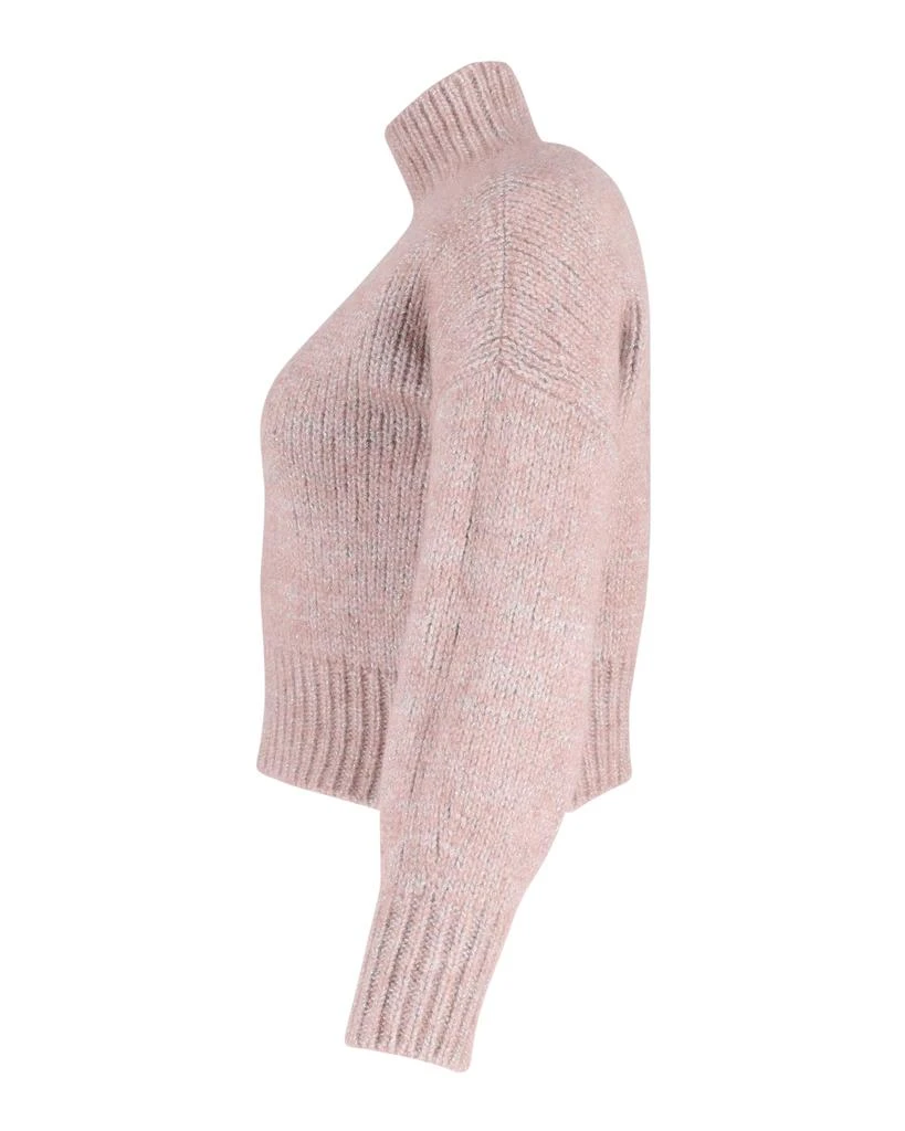 Hugo Boss Turtleneck Sweater in Pink Wool 2