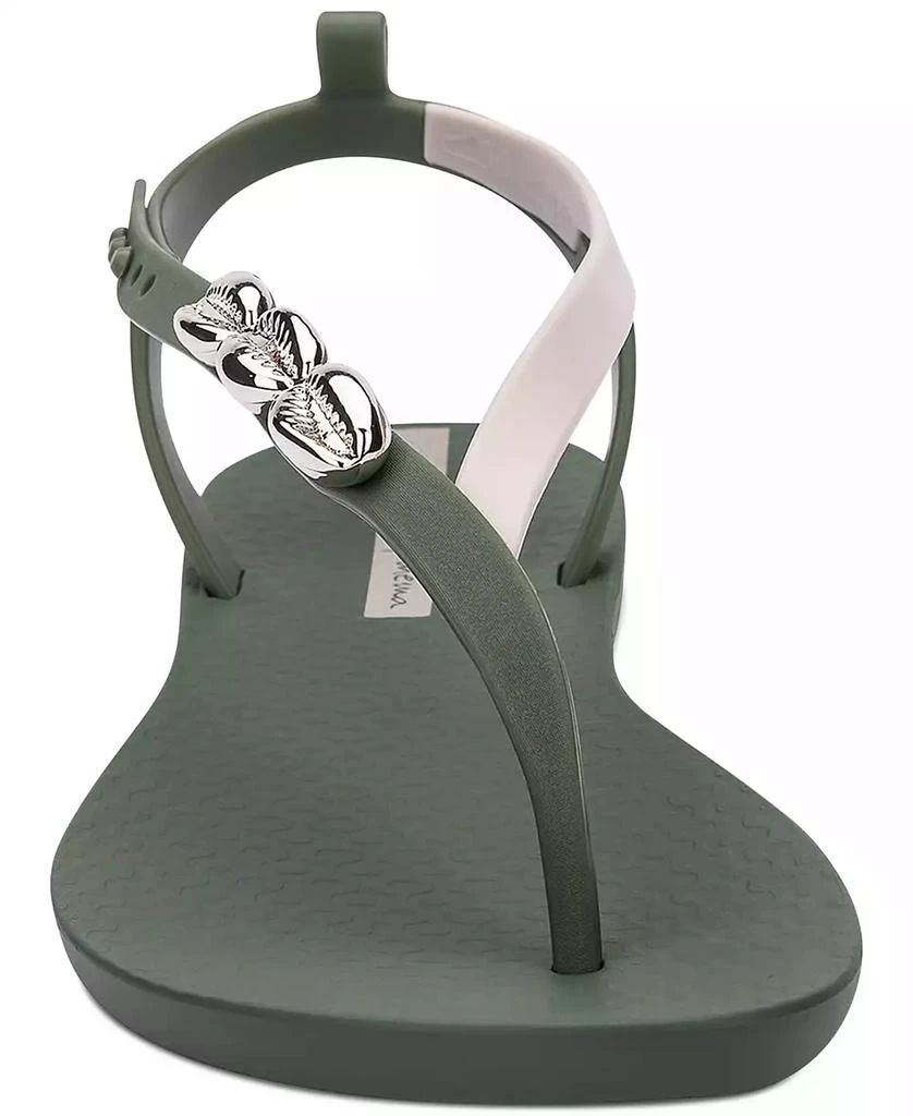 Ipanema Salty II Metallic Shell Detail Thong Sandals 5