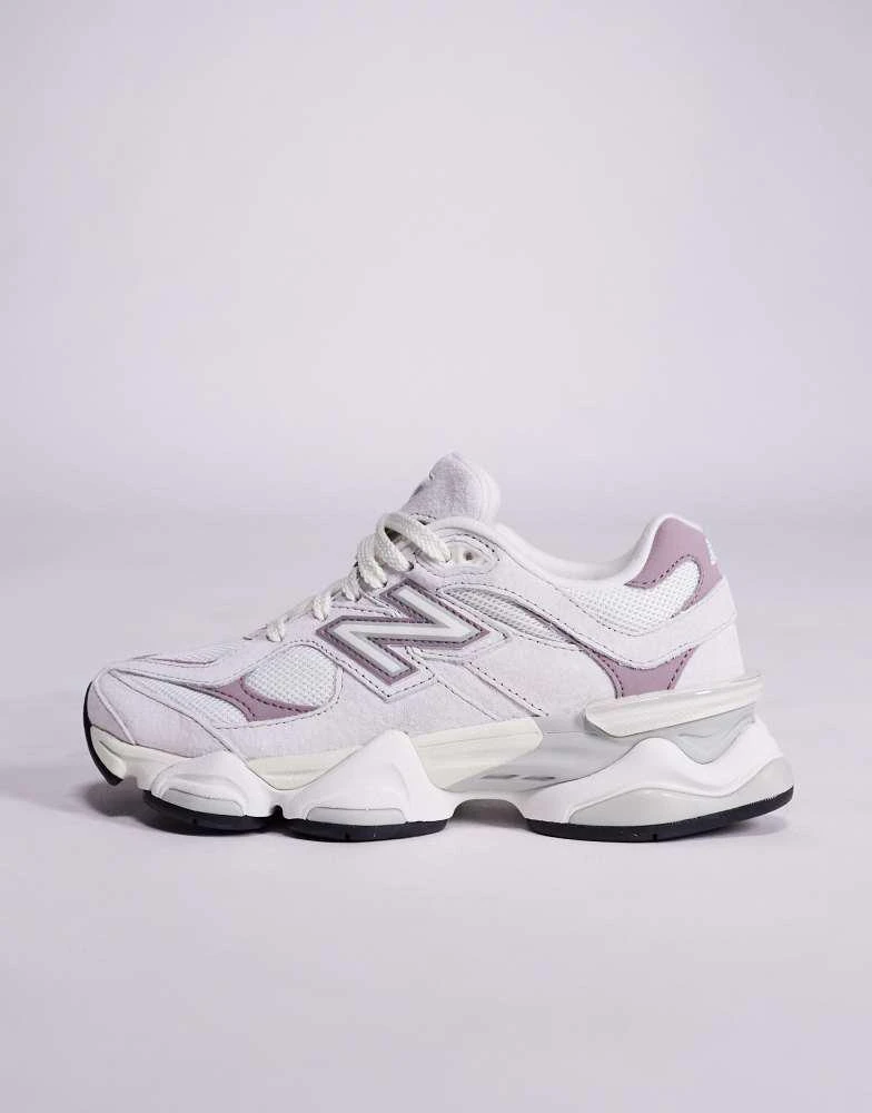 New Balance New Balance 9060 trainers in grey and purple 2