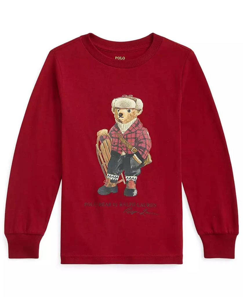Ralph Lauren Boys
 2-7 Polo Bear Cotton Long-Sleeve Tee