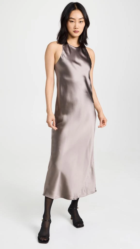 Tibi Heavy Satin Midi Dress 6