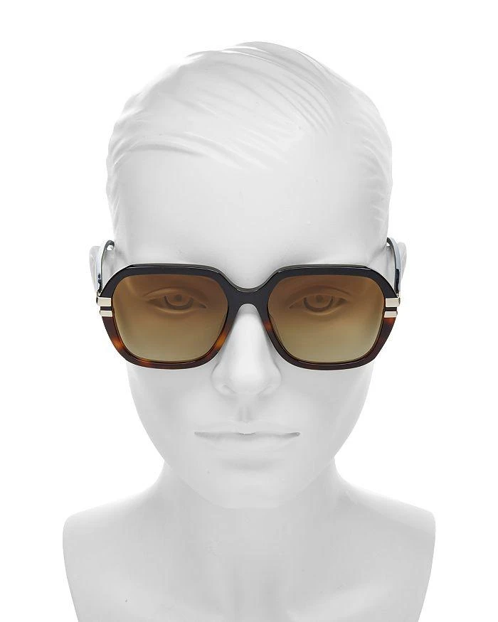 Chloé West Round Sunglasses, 57mm 3