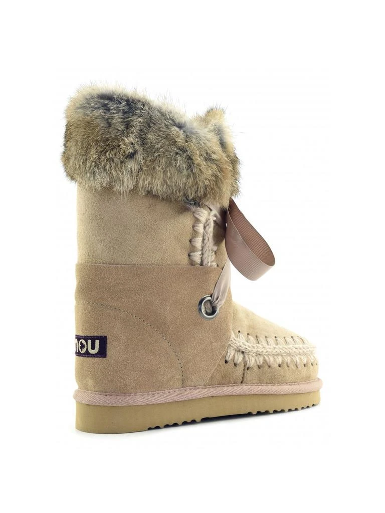 Mou Camel Beige Sheepskin Eskimo Lace E Fur 3
