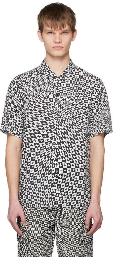 Ksubi Black & White Check Out Resort Shirt 1
