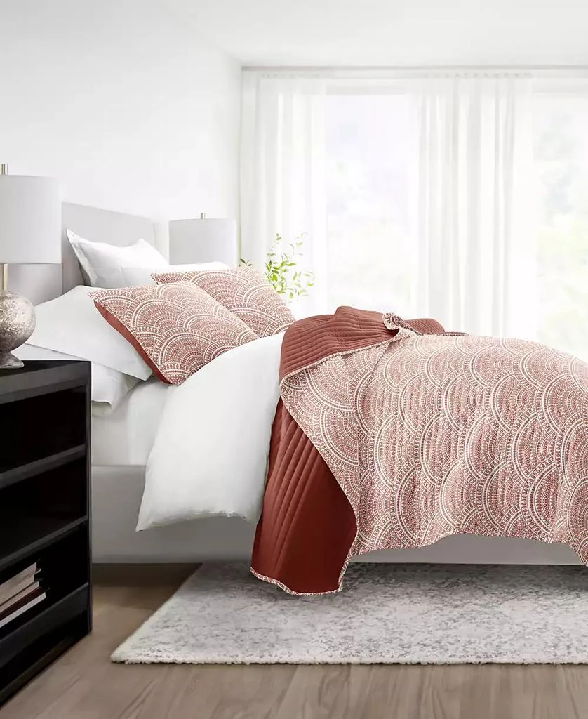 IENJOY HOME Scallop Reversible 3-Pc. Quilt Set 6