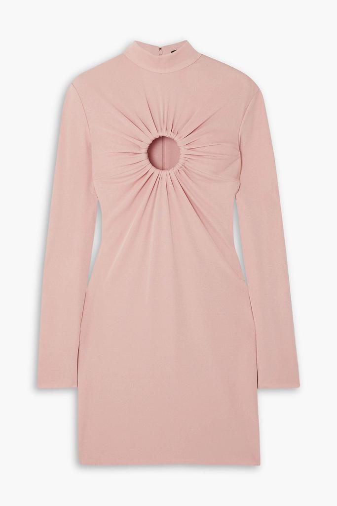 Tom Ford V-neck Long Sleeve Cocktail Dress With Bar Detail