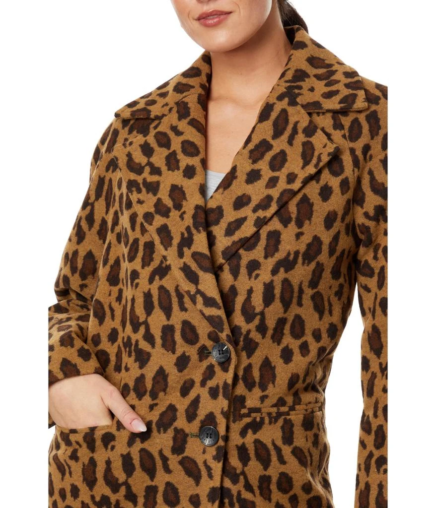 Avec Les Filles Printed Double Face Relaxed Coat 3