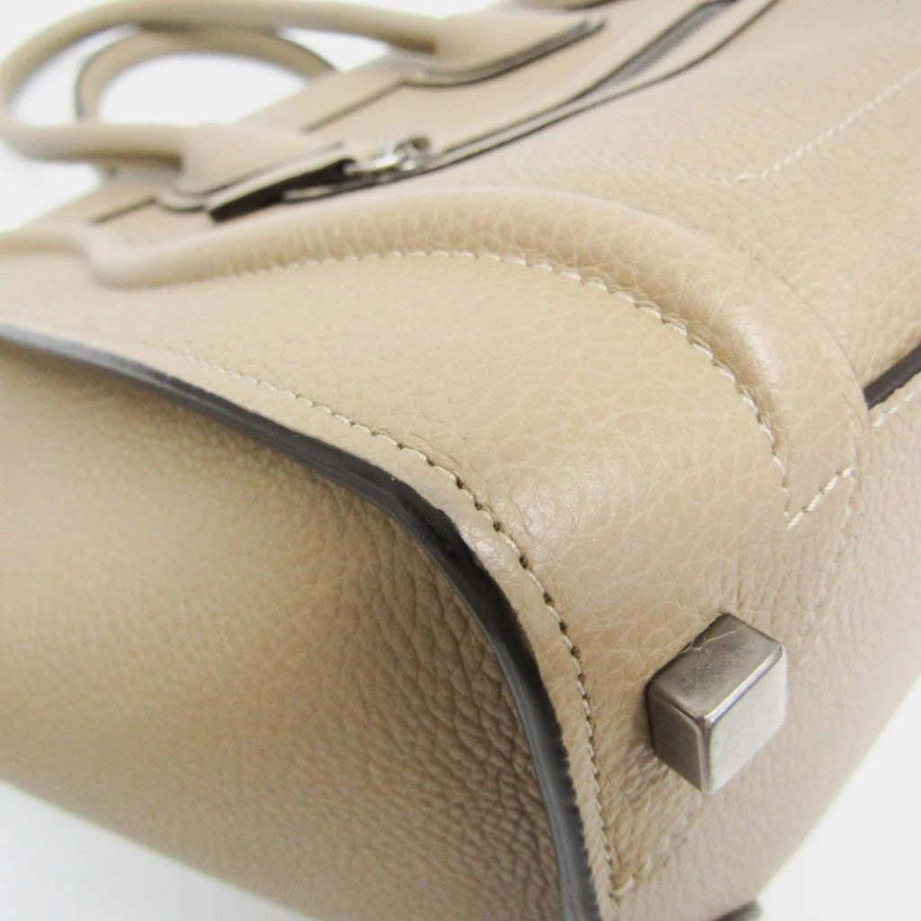 Celine Celine Beige Luggage Micro Shopper Leather Handbag 18
